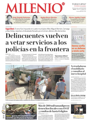 Cover of Milenio Tamaulipas