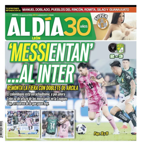 Cover of Periodico Al Dia (Leon)
