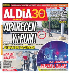 Cover of Periodico Al Dia (Salamanca)