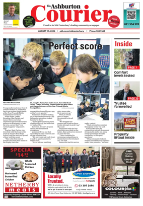 Cover of Ashburton Courier