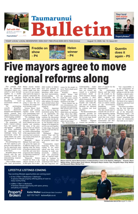 Cover of Taumarunui Bulletin