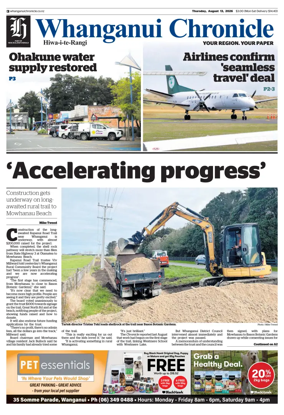 Cover of Whanganui Chronicle