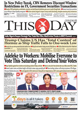 Cover of THISDAY