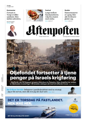Cover of Aftenposten