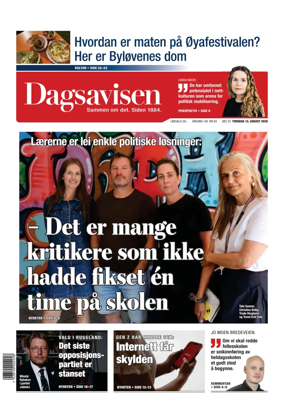 Cover of Dagsavisen
