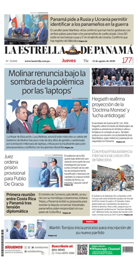 Cover of La Estrella de Panama