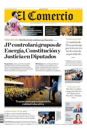Cover of Diario El Comercio