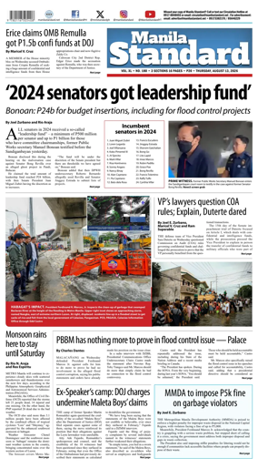 Cover of Manila Standard