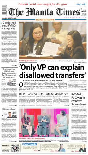 Cover of The Manila Times