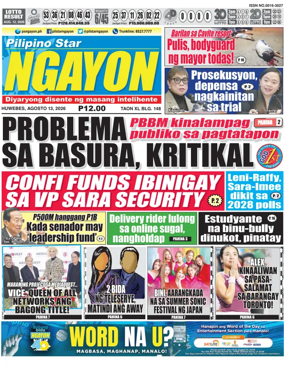 Cover of Pilipino Star Ngayon