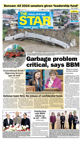 Cover of The Philippine Star