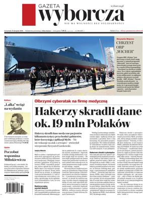 Cover of Gazeta Wyborcza