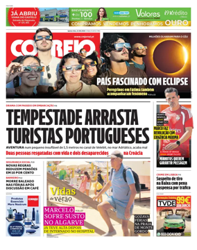 Cover of Correio da Manha