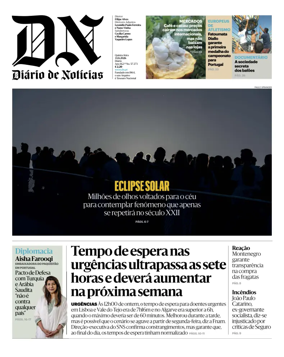 Cover of Diario de Noticias
