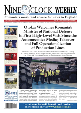 Cover of Nine o clock Weekly (Romania)