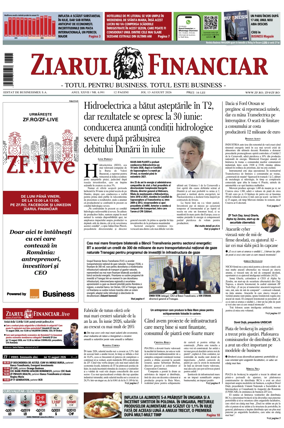 Cover of Ziarul Financiar