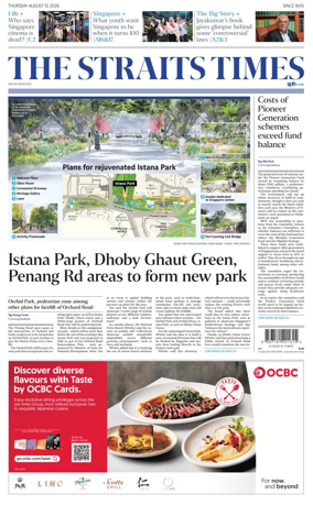 Cover of The Straits Times