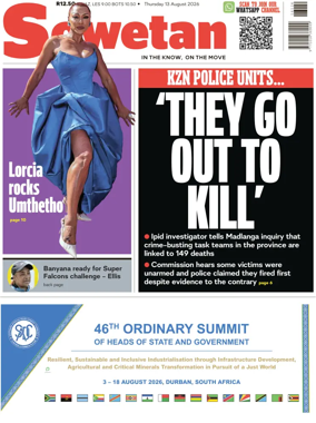 Cover of Sowetan