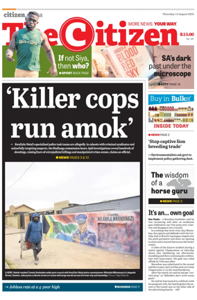Cover of The Citizen (KZN)