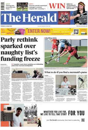 Cover of The Herald (South Africa)