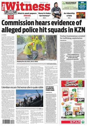 Cover of The Witness (South Africa)