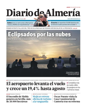 Cover of Diario de Almeria