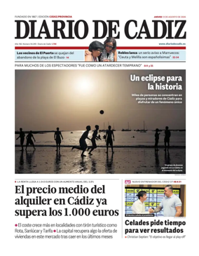 Cover of Diario de Cadiz