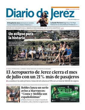 Cover of Diario de Jerez