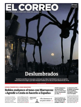 Cover of El Correo (Gipuzkoa)