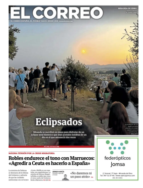 Cover of El Correo (Miranda de Ebro)