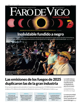 Cover of Faro de Vigo (Pontevedra)