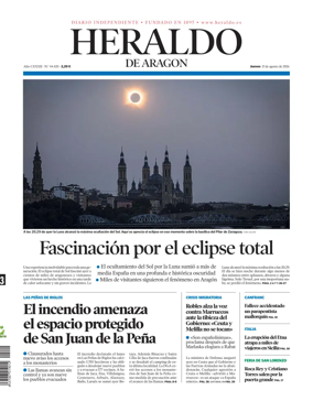 Cover of Heraldo de Aragon