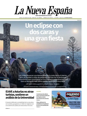 Cover of La Nueva Espana (Occidente)