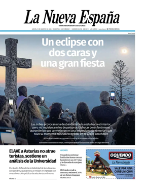 Cover of La Nueva Espana (Oviedo)