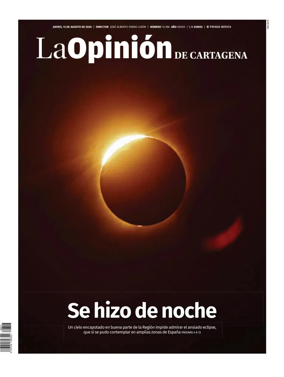 Cover of La Opinion de Murcia (Cartagena)
