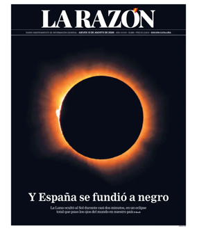 Cover of La Razon (Cataluna)