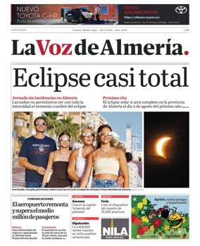 Cover of La Voz de Almeria