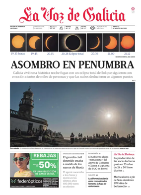 Cover of La Voz de Galicia (Barbanza)