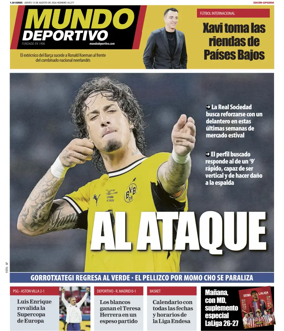 Cover of Mundo Deportivo (Gipuzkoa)