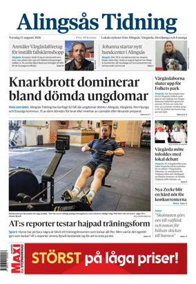 Cover of Alingsas Tidning