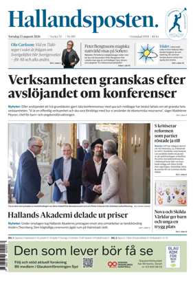 Cover of Hallandsposten