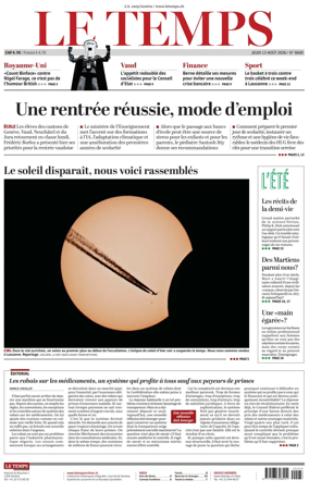 Cover of Le Temps