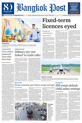 Cover of Bangkok Post