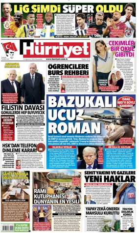 Cover of Hurriyet
