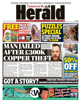 Cover of Atherstone & Coleshill Herald