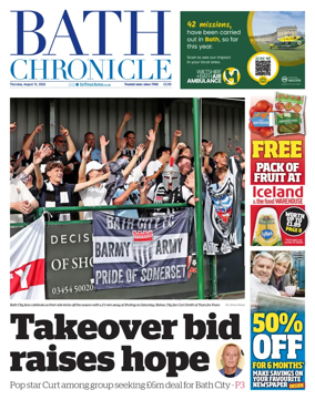 Cover of Bath Chronicle