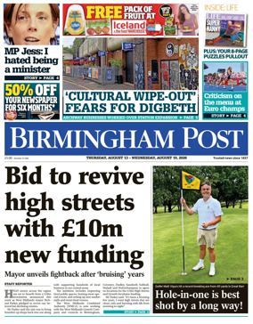 Cover of Birmingham Post