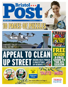 Cover of Bristol Post