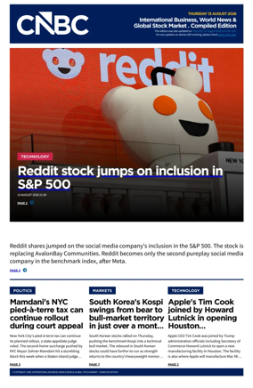 Cover of CNBC