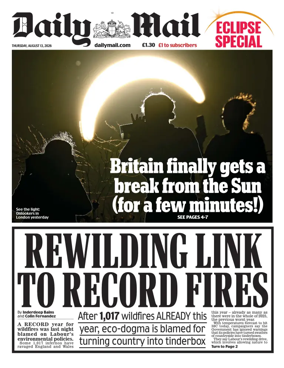 Cover of Daily Mail